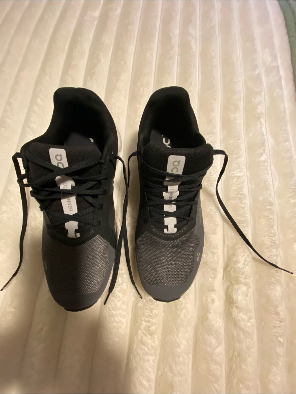 On Running Men’s Athletic Sneakers - Black and Gray
